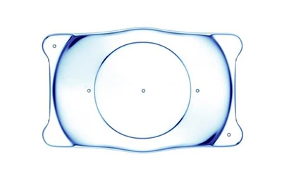 中央ポートを備えたEVO ICLのレンズ