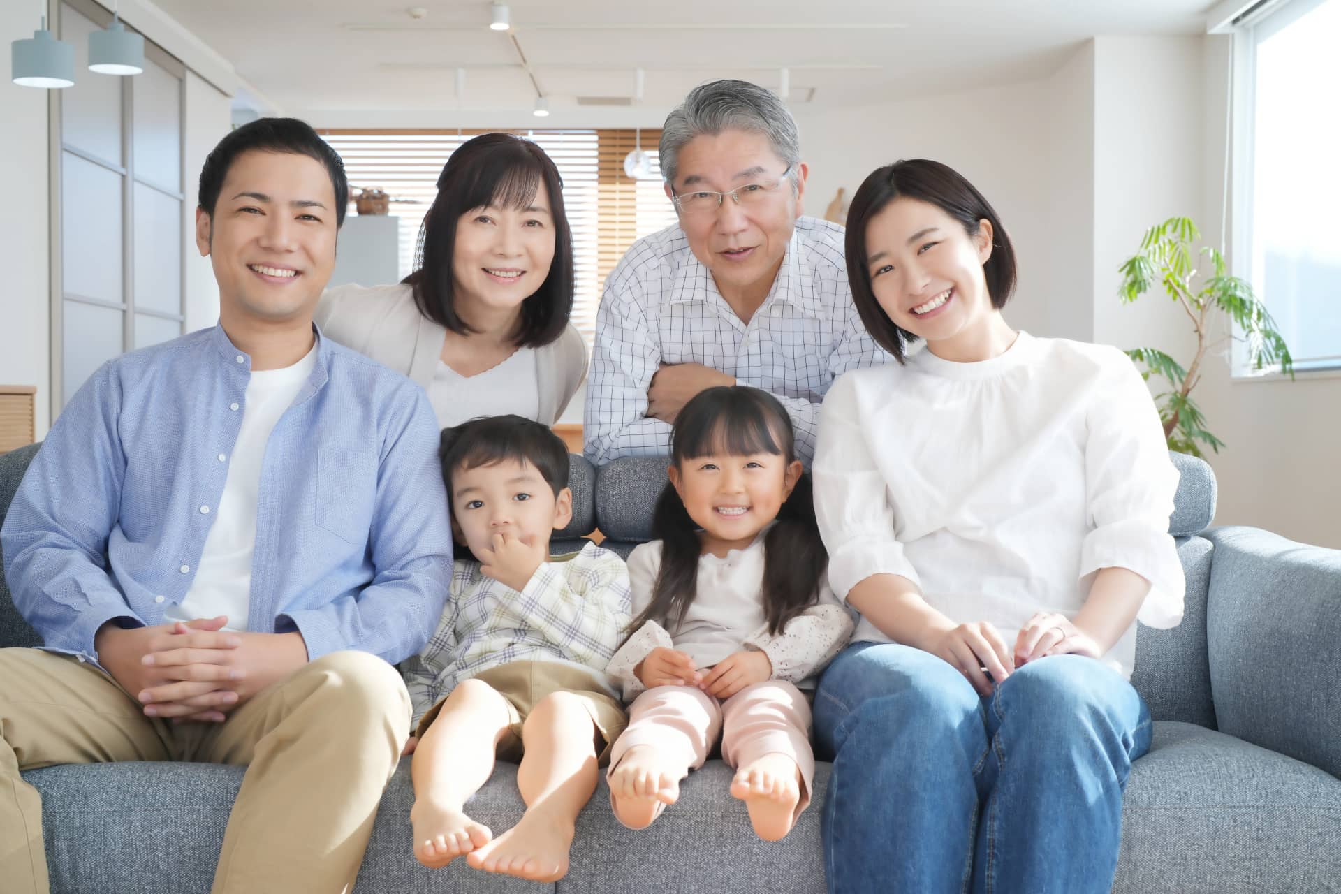 笑顔のシニア世代